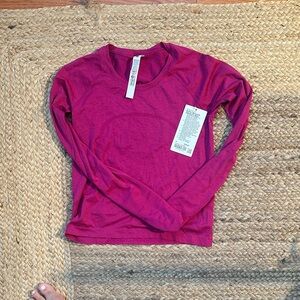 lululemon athletica Magenta Long Sleeve Top